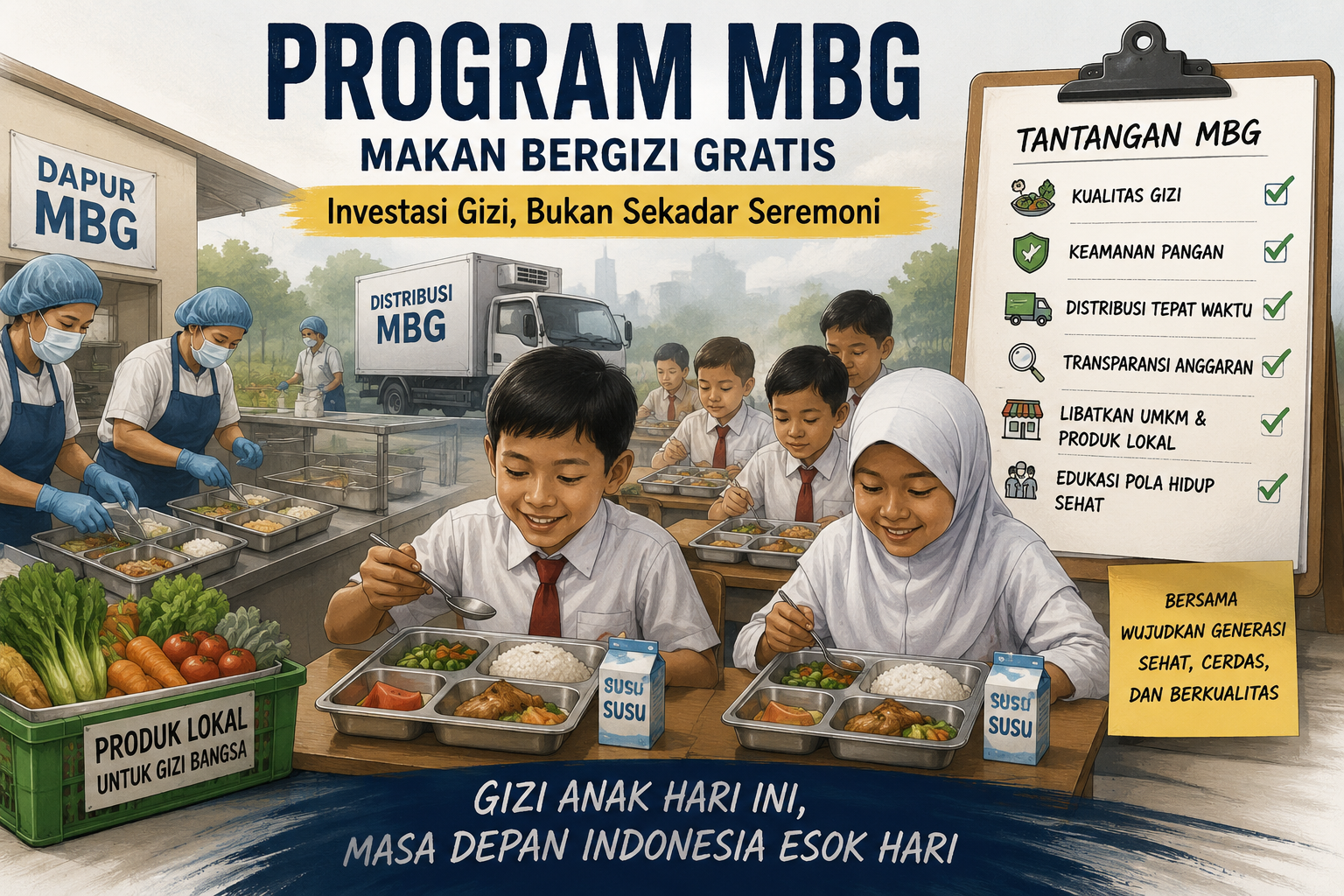 Program MBG dan Tantangan Memastikan Gizi Tidak Sekadar Menjadi Seremonial
