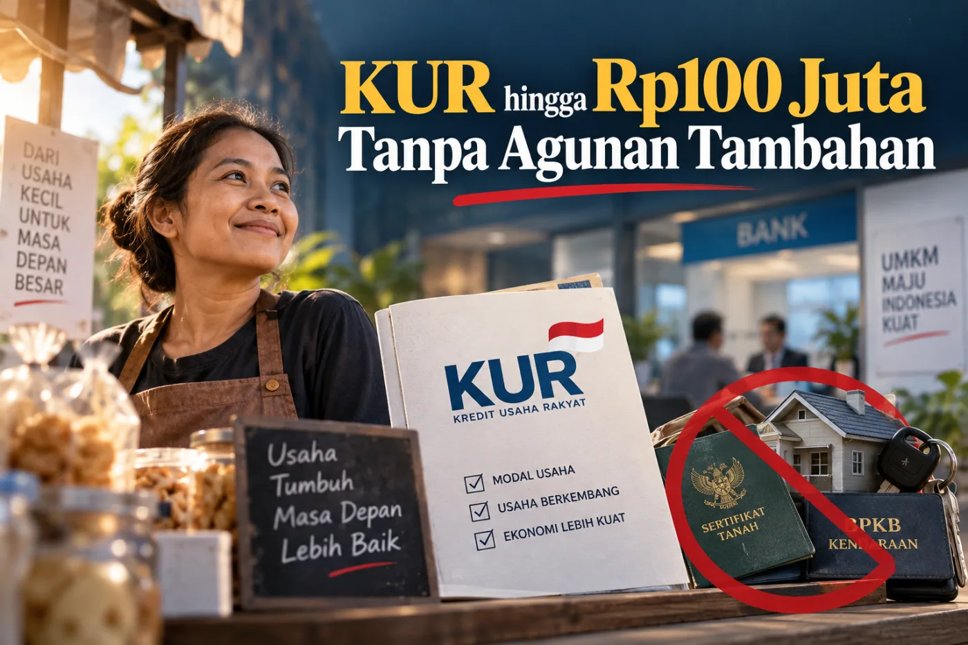 KUR DI BAWAH RP100 JUTA TANPA JAMINAN, PELUANG UMKM NAIK KELAS DARI MODAL KECIL