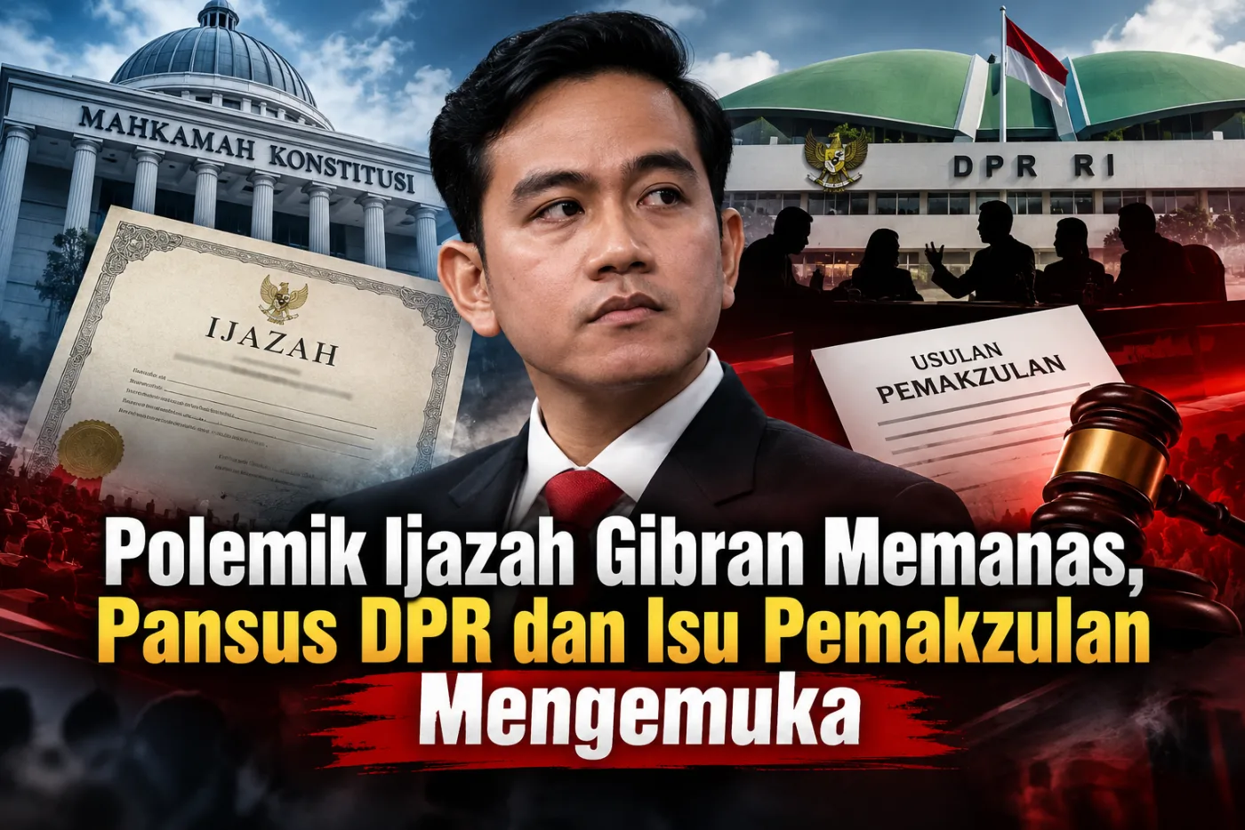 Polemik Ijazah Gibran Memanas, Pansus DPR dan Isu Pemakzulan Mengemuka