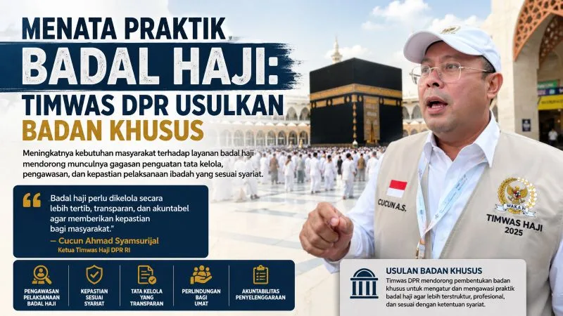 Menata Praktik Badal Haji: Timwas DPR Usulkan Badan Khusus