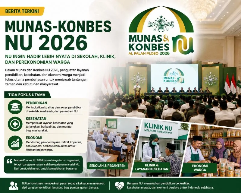 Munas-Konbes NU 2026: Dari Organisasi Keagamaan Menuju Ekosistem Pelayanan Umat