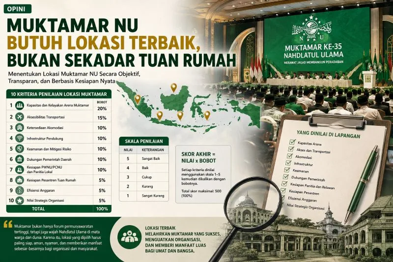 Muktamar NU Butuh Lokasi Terbaik, Bukan Sekadar Tuan Rumah