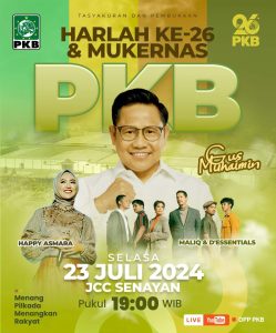Puncak Harlah di PKB dimeriahkan Happi Asmara dan Maliq D'Essentials.