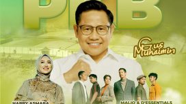 Puncak Harlah di PKB dimeriahkan Happi Asmara dan Maliq D'Essentials. di Hadiri ribuan kader di JCC Jakarta.